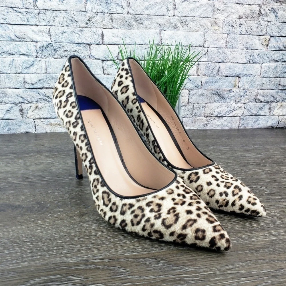 NEW Stuart Weitzman Royal Legend Spotted Leopard